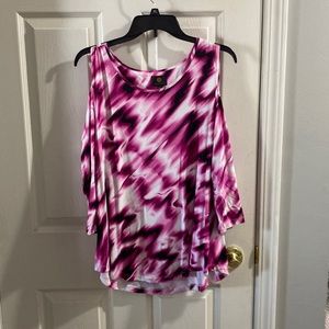 Cold shoulder blouse